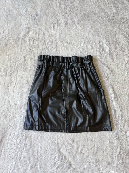 Haute Monde Dresses & Skirts - Haute Monde Black Faux Leather Mini Skirt